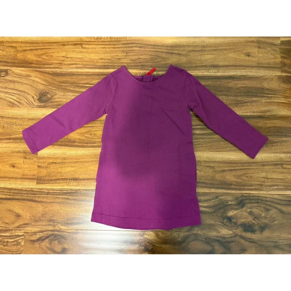 NWOT Primary Sweatshirt Dress, Raspberry, Size 3T